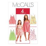 McCall's Patterns M5613 Size CCE 3-4-5-6 Children's/ Girls' Dresses, Pack of 1, White