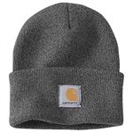 Carhartt Unisex, Knit Cuffed Beanie, Coal Heather, One Size