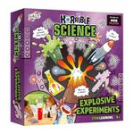 Galt Explosive Experiments - Horrible Science Kit for Kids and Childrens Craft Set, 8 Fun STEM Experiments, Lab Book, Guide, Rocket, Lava Lamp, Volcano, Slime Making and More - Ages 8 Years +