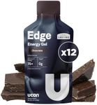 UCAN Edge Energy Gel Shots, Chocolate (12, 2 Ounce Packets) for Running, Training, Workouts, Fitness, Cycling, Crossfit | Sugar-Free, Vegan, & Keto Friendly