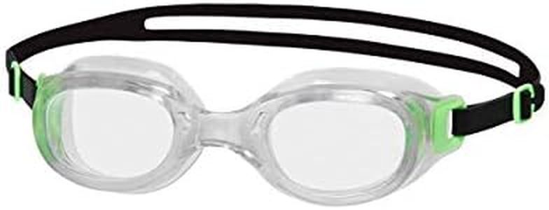 Speedo Unisex Futura Classic Swimming Goggles | Anti-Fog, Green/Clear, One Size