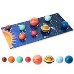 Wooden Solar System Model Board, Mo