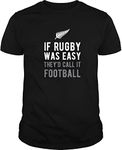 Funny Rugby Silver Fern Football New Zealand Nz Sport T-Shirt