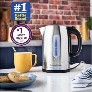 Russell Hobbs Electric Kettle 1.7L – Fast Boil Stainless Steel
