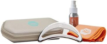 Sidekick Eclipse Muscle Scraper - Stainless Steel Gua Sha Tool - w/Patented Textured Grip – Full Kit – Designed for IASTM to Relieve Foot, Calf, Neck Pain - Relieves Plantar Fasciitis & Achilles Tendinitis