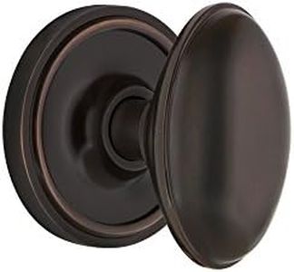 Nostalgic Warehouse Classic Rosette Double Dummy Homestead Door Knob in Timeless Bronze