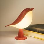 Haotao Touch Control Table Lamp, Night Light, Bedside Lamps Nightstand Lamps, 3-Way Dimmable Light with Bird Shape, USB Rechargeable, Portable Desk Lamp LED for Baby, Kids, Bedroom, Home, Office etc