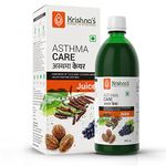 Krishna's Asthma Care Juice - 500 ml (Pack of 1) | Helps ease breathing | Goodness of Tulsi, Tagar, Pippali & 10 other herbs