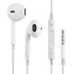 In-Ear Wired Headphones 3.5mm Jack Noise Isolating Earbuds Lightweight Earphones Wired With Mic Volume Control Compatible with iPhone iPadPro Samsung Huawei Android MP3 Tablets Laptops and More device