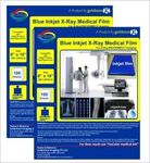 Inkjet Medical Blue imaging Film/SIZE: 203mm x 254mm (8 "X 10 ") X 200 Sheet (2 PACKS OF 100SHEET EACH) 280GSM / 210 Micron