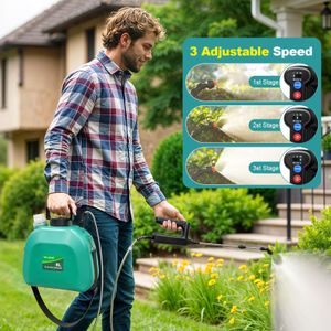 SYLSTAR 8L Battery Powered Garden Sprayer – Electric Weed Sprayer, 4 Nozzles, USB Rechargeable