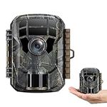 Wildlife Camera 24MP 1080P HD Trail Game Camera with Night Vision Motion Activated Waterproof,120°Wide-Angle Hunting Cam