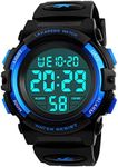 A ALPS Digital Watch with Rubber Band for Kids - Waterproof, Shockproof, Daily Use