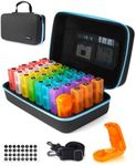 Yewltvep Monthly Pill Organizer 3 Times a Day with Pill Cutter, 30 Days Pill Organizer Monthly, Month Pill Box Organizer with 31 Daily Compartments, Pill Holder with Hard Shell Travel Case