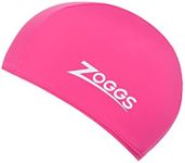 Zoggs Unisex Stretch Swimming Cap, Pink, One Size UK