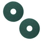 Penitue 2pcs 437.056 Cleaning Pad for Orbiter, 12in Green Floor Scrubber Buffer Polishing Pads Commercial Polish Replacement Cushion Compatible with Oreck 550mc Floor Machine