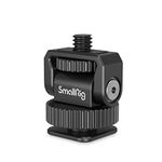 SmallRig Mini Ball Head, Univeral Cold Shoe to 1/4" Screw Adapter, Works for Camera, Cage, Light and Microphone - 3577