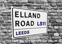 ELLAND ROAD - ALUMINIUM STREET SIGN - WALL ART, FOOTBALL GIFT, GIFT DISPLAY