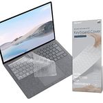 Digi-Tatoo (EU/UK) Keyboard Cover Protector for Surface Laptop 5/4/ 3 13.5''/15'', Premium Ultra Thin 0.18mm, High Transparency, EU Keyboard Layout