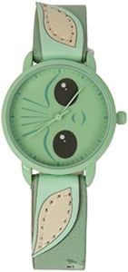 Accutime Kids Star Wars Baby Yoda Analog Quartz Wrist Watch with Small Face, Green Accents for Girls, Boys, Kids All Ages (MNL5028AZ), Green, Analog Wrist Watch