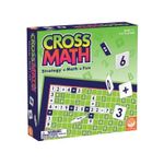 CrossMath Board Game - Strategy + Math = Fun - for 2 to 4 Players Ages 7 and up