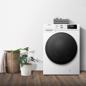 Hisense 8kg Washer Dryer – White, Freestanding Laundry Appliance