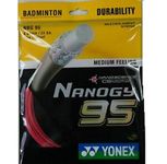 Yonex Badminton String BG Nanogy 95 |Red |Gauge 0.69mm|Nonscience