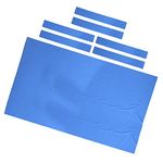 Hellery Premium Pool Table Felt - Billiard Cloth - for 7 or 8 Foot Table Choose from Blue / Red / Green , 7ft Blue