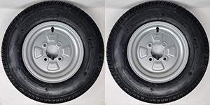 BITS4REASONS STARCO S-255 PREMIUM 10 INCH 145/80B10 TRAILER WHEELS & TYRES 4 INCH PCD 1 PAIR