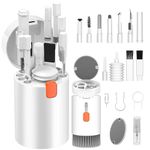 Nebula-X 20 in 1 Multifunctional Cleaner Kit,Multi-Tool,Cleaning Brush for Electronic Devices,Keyboard,Headphones,AirPods,Laptop Earbuds, Camera, Cellphones (White)