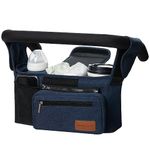 Momcozy Universal Stroller Organizer Blue