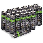 Venom Rechargeable AA Batteries - High Capacity 2100mAh (Pack of 20)