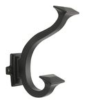 Hickory Hardware P2155-10B Double Coat Hook, 0.875-Inch, Oil Rubbed Bronze