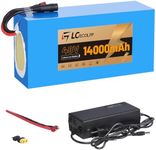 48V Ebike Battery 48V 14AH Lithium Ion Battery Pack with 3A Fast Charger 30A BMS Fit for Electric,Scooter,Bicycles,Motorcycle 1000W-100W Motor Battery