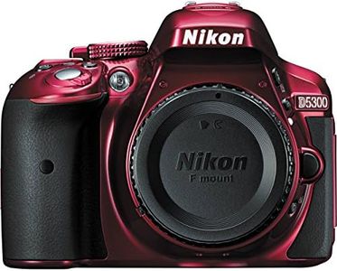 Nikon D5300 24.2 MP CMOS Digital SLR Camera with Built-in Wi-Fi and GPS Body Only (Red)
