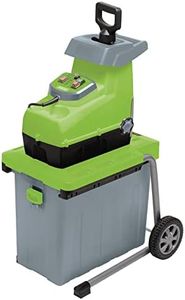 Draper 2800W Electric Garden Shredder 230V | Quiet Wood Chipper | Garden Cleaning Tool | 55L Collection Box Mulcher | 55kg/h Shredding Capacity | 97974