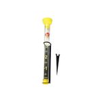 Taylor 2708 5" Inch Capacity Jumbo Rain Gauge, 5 Inch, Yellow Jr