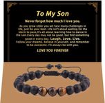 Gift for Men Natural Stone Bracelet