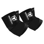 Elbow Wraps (1 Pair) - 40" Elastic Elbow Support & Compression - For Weightlifting, Powerlifting, Fitness, Cross Training & Gym Workout - Elbow Straps for Weight Lifting (Black)