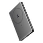 Boat Ultra-Slim (8.7mm) Magnacharge Air Magsafe 4800mAh Power Bank, 22W Wired & 15W Wireless Magnetic Fast Charging; Type-C Ports; Suitable for iPhone 15/16/17/Pro/Max/Ultra/Pixel (Carbon Black)
