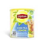 Lipton Iced Tea - Natural Lemon - Makes 20 Quarts - Net weight 47.2oz (2lbs 15.2oz) 1.34kg