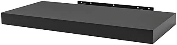 WOLTU Floating Shelves, Black Float