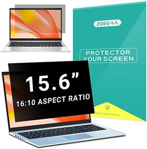 Laptop Privacy Screen 15.6 inch, Compatible with HP/Dell/Acer/Samsung/Asus/Lenovo/Toshiba,Anti Blue Light Removable 16:10 Aspect Privacy Filter Screen Protector for 15.6 inch