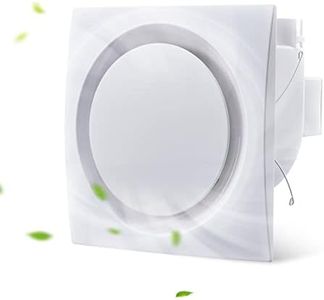 Bathroom Exhaust Fan Ultra Quiet 1.0 Sones Ceiling Mount White Ventilation Fan 110 CFM for Home Bathroom Office Hotel