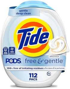Tide PODS Free & Gentle Laundry Detergent Soap Pacs, 112 Count, Tide PODS Laundry Detergent, Laundry Detergent Pacs, Laundry PODS Detergent