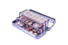 Lip Smacker Color Tin, Kids Makeup Set with Lip Glosses and Shimmer Creams for Face in Different Flavours and Shades, All-in-One Giftset for your Kids' Ultimate Creative Look