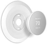 Wall Plate Made for The Nest Thermostat 2020 | Google Nest Thermostat Trim Kit Accessory | Easy Installation | Snow