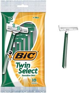 BIC Men's Twin Select Disposable Razor, Sensitive Skin, 10 count (Pack of 3)