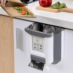 9L Hanging Kitchen Trash Can, Folda