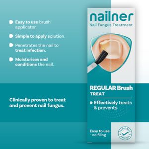 Nailner Fungal Nail Treatment Brush, 5ml – Antifungal Solution